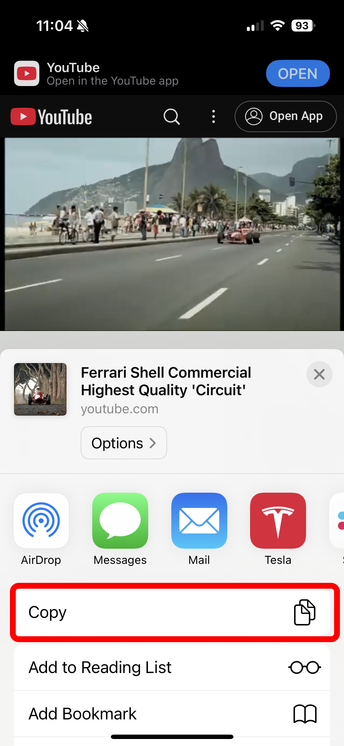 YouTube Browser Example